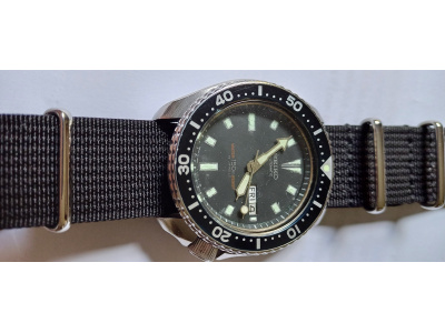 Seiko Slim Turtle divers watch, ref 6309-7290, dating circa 1987